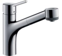 hansgrohe Talis M52 Mitigeur monocommandé pour cuisine 170, Eco, 2 types de jet, chrome, 32845000