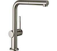 Hansgrohe Mélangeur de cuisine Talis M54-270, bec rétractable, 1 jet, sBox, finition inox