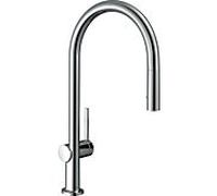 hansgrohe Talis M54 270 mitigeur de cuisine 72808670 avec bec haut, extensible, noir mat