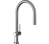 Hansgrohe Mitigeur de cuisine Talis M54 – monocommande, douche extractible 2 jets, sBox – chrome