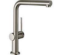 hansgrohe Talis M54 mélangeur de cuisine 72860800 basse pression, avec bec extractible, 1jet, aspect acier inoxydable