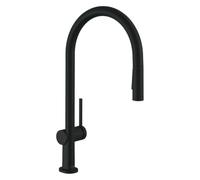 Hansgrohe Mélangeur de cuisine Talis M54 72801670, douchette extractible 2 jets, sBox, noir mat