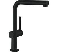 Hansgrohe Talis M54 Mitigeur de cuisine 270, avec douchette extractible 1 jet, sBox, Noir mat (72809670)