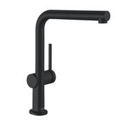 hansgrohe Talis M54 Mitigeur monocommandé pour cuisine 270, bec extractible, 1jet, EcoSmart, 72845670, Couleur: Noir Mat