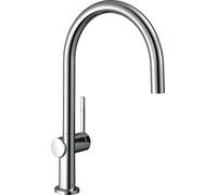 hansgrohe Talis M54 Mitigeur monocommandé pour cuisine 220, 1 type de jet, Eco, 72843000, Couleur: chrome