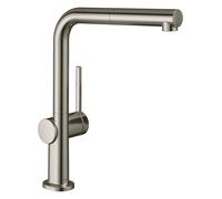 Mitigeur d'évier de cuisine Hansgrohe Talis M54 72845800 avec bec extractible, 1 jet, 4,9 l/min, finition inox