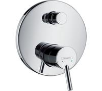 hansgrohe Talis S2 - Façade de mitigeur monocommande encastré avec combinaison de sécurité intégrée pour 2 sorties chrome