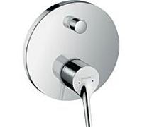 Hansgrohe Mitigeur de bain encastré Talis S levier unique, combinaison de fusibles intégrée 72406000