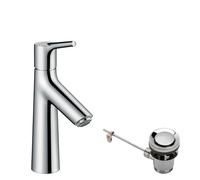 hansgrohe Talis S 100 mitigeur lavabo 72020000 chromé , avec garniture de vidage