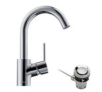 Hansgrohe Talis S - Mitigeur monocommande lavabo 200 avec garniture de vidage chrome