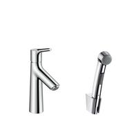 Robinet bidet avec douchette Talis S + bonde Push-Open Chromé