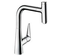 hansgrohe Talis Select S220 robinet de cuisine chromé , pivotante , bec chromé