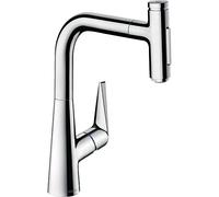 hansgrohe Talis mitigeur de cuisine chromé , douchette extractible, 2 pièces