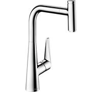 hansgrohe Talis M51 mitigeur monocommande de cuisine M51 300, bec extractible, 1 jet, sBox, 73853000, Couleur: chrome