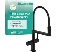 hansgrohe Talis Select M54 Mitigeur de cuisine pivotant avec douchette extractible, 72861670,