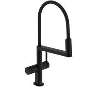 Hansgrohe Talis Select M54 PowderSpray mitigeur de cuisine sur pied noir 72861670