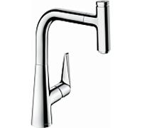 hansgrohe Talis Select S M5115-H220 Robinet de cuisine 73852000, chromé , avec bec rétractable, avec sBox