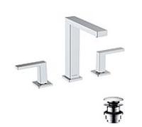 hansgrohe Tecturis E 3 trous mitigeur lavabo 73030000 avec push-open garniture de vidange , chromé