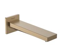 Hansgrohe Bec déverseur pour baignoire Tecturis E Portée 210 mm Bronze brossé
