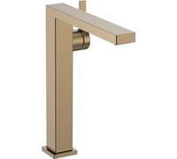 hansgrohe Tecturis E Fine - Mitigeur de lavabo sans tirette ni vidage, économie d'énergie (CoolStart), Robinet de salle de bain avec hauteur sous bec 240 mm, économie d'eau (EcoSmart+), Bronze brossé