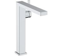 hansgrohe Tecturis E Fine - Mitigeur de lavabo sans tirette ni vidage, économie d'énergie (CoolStart), Robinet de salle de bain avec hauteur sous bec 240 mm, économie d'eau (EcoSmart+), Chromé