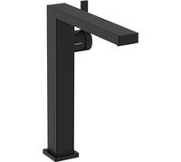 hansgrohe Tecturis E Fine - Mitigeur de lavabo sans tirette ni vidage, économie d'énergie (CoolStart), Robinet de salle de bain avec hauteur sous bec 240 mm, économie d'eau (EcoSmart+), Noir mat