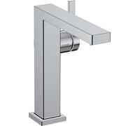 hansgrohe Tecturis E Fine Mitigeur monocommandé pour lavabo 150, saillie 157mm, garniture de vidage Push-Open, CoolStart, 73042000, Couleur: chrome