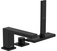 hansgrohe Tecturis E mitigeur de bain 3 trous 73443670 avec sBox, noir mat