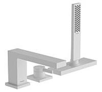 hansgrohe Tecturis E mitigeur de bain 3 trous 73443700 avec sBox, blanc mat