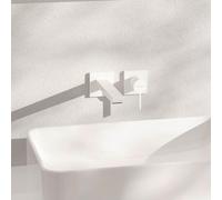 hansgrohe Tecturis E mitigeur lavabo 73051700 projection 225mm, UP, pour montage mural, blanc mat