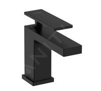 hansgrohe Tecturis E Mitigeur monocommandé pour lavabo 80, saillie 122mm, sans garniture de vidage, CoolStart, EcoSmart+, 73001670, Couleur: noir mat