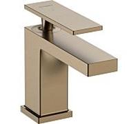 hansgrohe Tecturis E mitigeur lavabo 73002140 projection 122mm, avec tirant garniture de vidange , bronze brossé