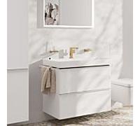 hansgrohe Tecturis E Fine Mitigeur monocommandÃ© pour lavabo 110, saillie 155mm, garniture de vidage Ã tirette, CoolStart, EcoSmart+, 73023, Coloris: Bronze brossÃ© - 73023140