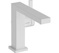 hansgrohe Tecturis E Fine Mitigeur monocommandÃ© pour lavabo 110, saillie 155mm, garniture de vidage Push-Open, CoolStart, 73024, Coloris: Blanc mat - 73024700