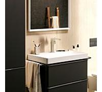 hansgrohe Tecturis E Fine Mitigeur monocommandé pour lavabo 150, saillie 157mm, sans garniture de vidage, CoolStart, EcoSmart+, 73041000, Couleur: chrome