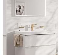 hansgrohe Tecturis E Fine Mitigeur monocommandé pour lavabo 150, saillie 157mm, sans garniture de vidage, CoolStart, EcoSmart+, 73041140, Couleur: Bronze brossé