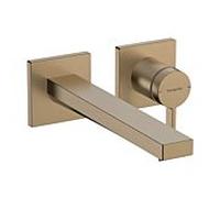 hansgrohe Tecturis E mitigeur lavabo 73051140 projection 225mm, UP, pour montage mural, bronze brossé