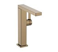 hansgrohe Tecturis E Fine Mitigeur monocommandé pour lavabo 210, orientable, saillie 157mm, avec vidage Push-Open, CoolStart, 73063140, Couleur: Bronze brossé