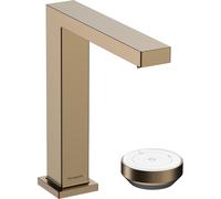 Hansgrohe Tecturis E Mitigeur lavabo - bouchon ouvert - bec 15.8 cm - bronze brossé 73053140