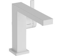 hansgrohe Tecturis E Fine Mitigeur monocommandÃ© pour lavabo 110, saillie 155mm, garniture de vidage Ã tirette, CoolStart, EcoSmart+, 73023, Coloris: Blanc mat - 73023700