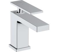 hansgrohe Tecturis E Mitigeur monocommandÃ© pour lavabo 80, saillie 122mm, garniture de vidage Ã tirette, CoolStart, 73004, Coloris: chrome - 73004000