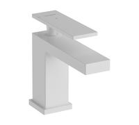 hansgrohe Tecturis E Mitigeur monocommandÃ© pour lavabo 80, saillie 122mm, garniture de vidage Ã tirette, CoolStart, 73004, Coloris: Blanc mat - 73004700