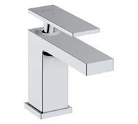 Mitigeur lavabo monocommande hansgrohe Tecturis E 73001340, saillie 122 mm, sans bonde, chrome noir brossé
