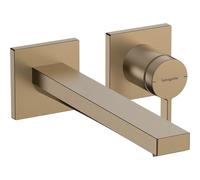 Hansgrohe Tecturis Mitigeur lavabo encastré - mitigeur - monocommande - bec 22.5 cm - bronze brossé 73051140