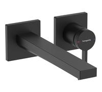 Hansgrohe Tecturis Robinet lavabo encastré - mitigeur - monocommande - bec 22.5 cm - noir mat 73051670
