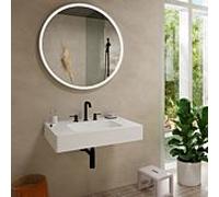 Hansgrohe Mitigeur lavabo Tecturis S 73330670 3 trous garniture de vidange push-open Noir mat