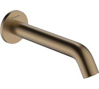 hansgrohe Tecturis S Bec déverseur pour baignoire, saillie 198 mm, 73411, Coloris: Bronze brossé - 73411140