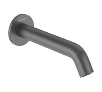 hansgrohe Tecturis S Bec déverseur pour baignoire, portée 198mm, 73411340, Couleur: Chrome noir brossé
