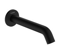 hansgrohe Tecturis S Bec déverseur pour baignoire, portée 198mm, 73411670, Couleur: noir mat