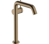 hansgrohe Tecturis S Fine - Mitigeur de lavabo sans tirette ni vidage, économie d'énergie (CoolStart), Robinet salle de bain 240mm, économie d'eau (EcoSmart+), Bronze brossé, 73372140
